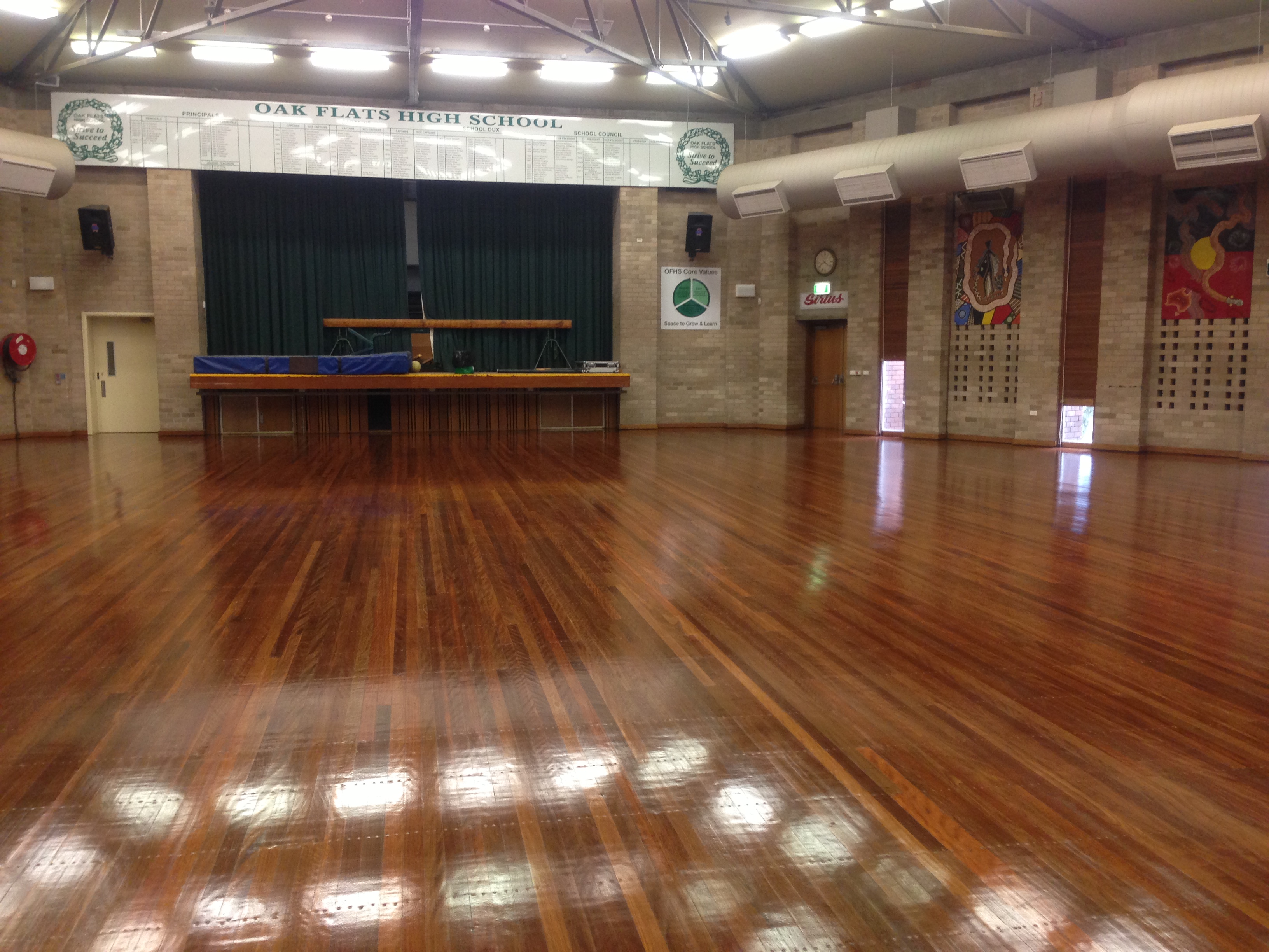 120 Year Old Floor Gloss Finish