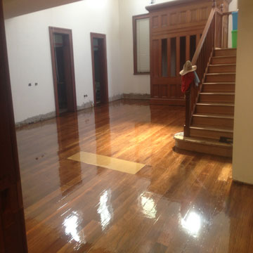 120 Year Old Floor Gloss Finish